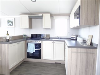 2022 Swift Snowdonia static caravan holiday home kitchen