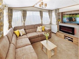 2022 Carnaby Oakdale Static Caravan Holiday Home living area