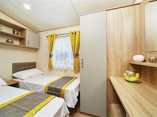 2022 Carnaby Oakdale Static Caravan Holiday Home twin bedroom