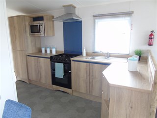 2022 ABI Adelaide Static Caravan Holiday Home kitchen