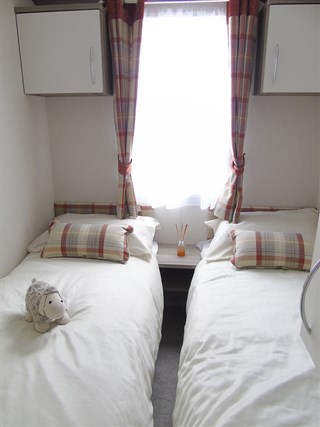 2023 Atlas Abode Static Caravan Holiday Home twin bedroom