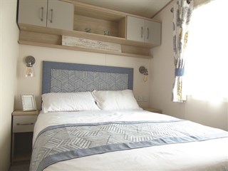 2023 ABI Saffron Static Caravan Holiday Home main  bedroom