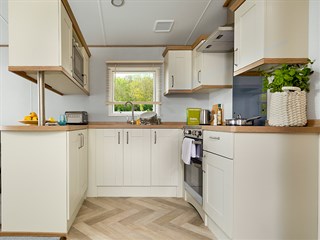2022  ABI Wimbledon Static Caravan Holiday Home kitchen