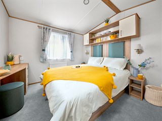 2022  ABI Wimbledon Static Caravan Holiday Home main bedroom