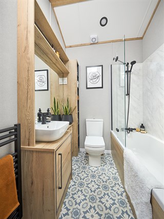 2022 ABI Westwood Lodge Static Lodge Holiday Home shower room