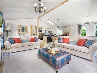 	2023 ABI Harrogate Lodge Static Lodge Holiday Home lounge