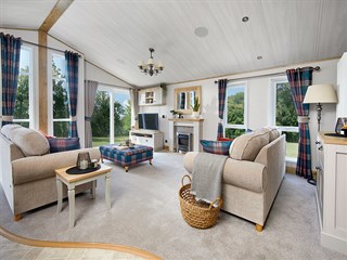 	2023 ABI Harrogate Lodge Static Lodge Holiday Home lounge