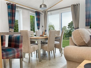 	2023 ABI Harrogate Lodge Static Lodge Holiday Home dining area