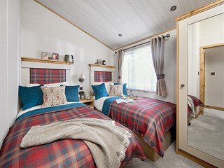 2022 ABI Harrogate Lodge Static Lodge Holiday Home twin bedroom