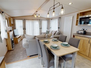 2022 ABI WIndermere Static Caravan Holiday Home lounge