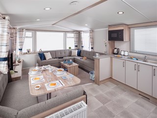 2022 Swift Loire Static Caravan Holiday Home lounge