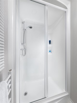 2022 Swift Loire Static Caravan Holiday Home shower room
