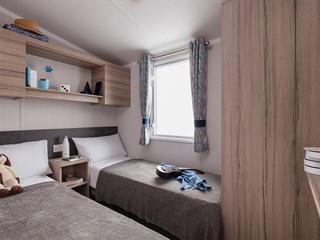 2022 Swift Loire Static Caravan Holiday Home twin bedroom