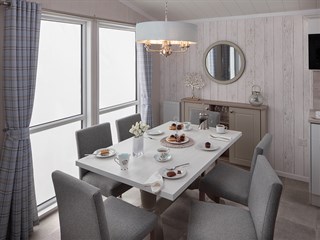 2022 Swift Edmonton Static Lodge Holiday Home dining area