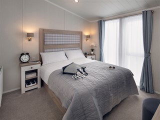 2022 Swift Edmonton Static Lodge Holiday Home main bedroom