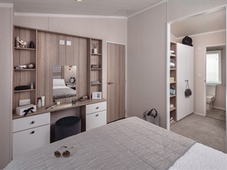 2022 Swift Edmonton Static Lodge Holiday Home vanity area