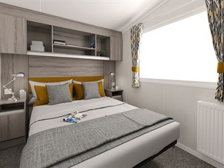 2022 Swift Ardennes Static Caravan Holiday Home main bedroom