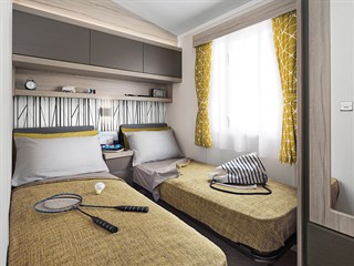 2022 Swift Antibes Static Caravan Holiday Home twin bedroom
