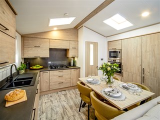 2022 Atlas Jasmine Lodge Static Caravan Holiday Home dining area