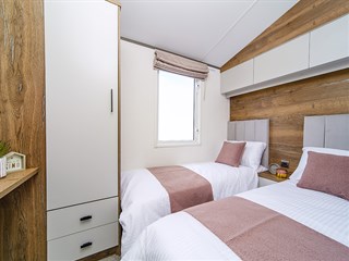 2022 Atlas Status bedroom Static Caravan Holiday Home twin bedroom