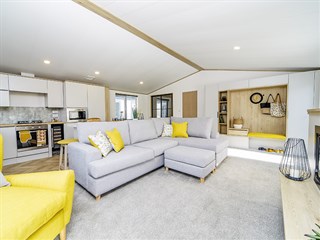 2023 Atlas Oakwood Lodge Holiday Home living area
