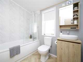 2023 Atlas Oakwood Static Lodge Holiday Home bathroom