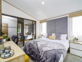 2022 Atlas Oakwood Static Lodge Holiday Home main bedroom
