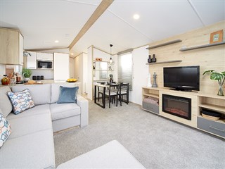 2023 Atlas Chorus Static Caravan Holiday Home living area