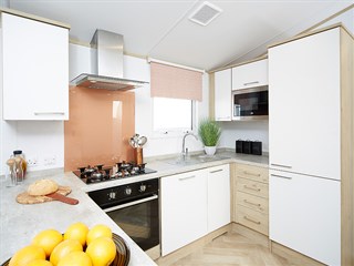 2023 Atlas Chorus Static Caravan Holiday Home kitchen