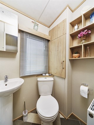 2022 Carnaby Ashdale Static Caravan Holiday Home shower room