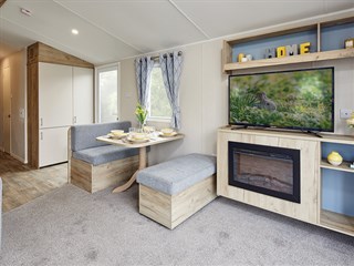 2022 Willerby Linwood Static Caravan Holiday Home dining area