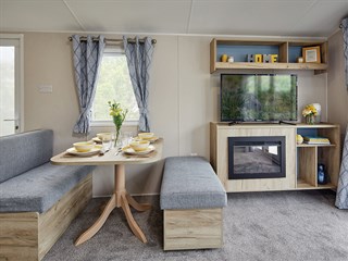 2022 Willerby Linwood Static Caravan Holiday Home dining area