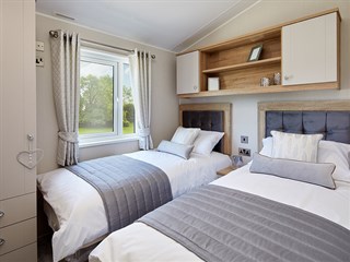 2022 Willerby Vogue Classique bedroom Static Caravan Holiday Home twin bedroom