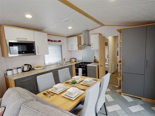 2022 Carnaby Silverdale Static Caravan Holiday Home dining area