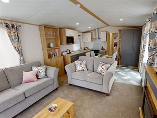 2022 Carnaby Silverdale Static Caravan Holiday Home living area