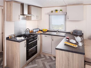 2022 Carnaby Oakdale CL Static Caravan Holiday Home kitchen