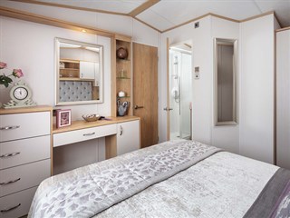 2022 Carnaby Highgrove Static Caravan Holiday Home main room vanity table