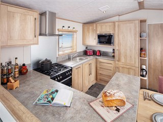 2022 Carnaby Glenmoor Lodge Static Caravan Holiday Home kitchen
