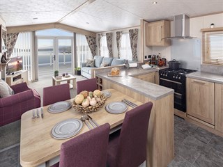 2022 Carnaby Glenmoor Lodge Static Caravan Holiday Home dining area