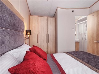 2023 Carnaby Glenmoor Lodge Static Caravan Holiday Home main bedroom