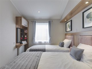 2022 Willerby Waverley Static Caravan Holiday Home twin bedroom