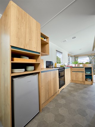 2023 ABI Coworth Static Caravan Holiday Home kitchen