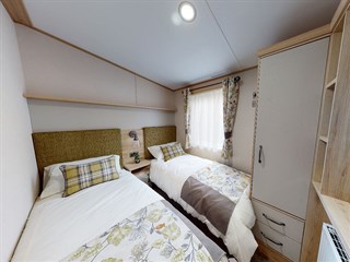 2023 ABI Windermere Static Caravan Holiday Home twin bedroom