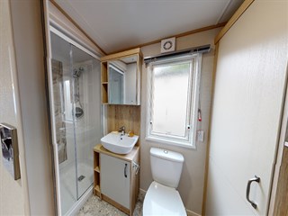 2023 ABI Windermere Static Caravan Holiday Home shower room