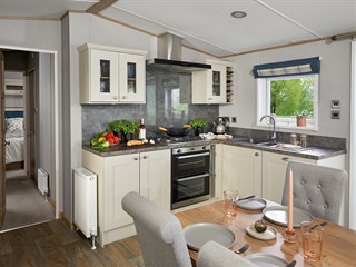2023 ABI Beaumont Static Caravan Holiday Home kitchen