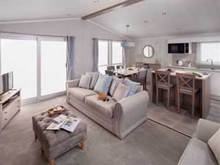 2023 Swift Edmonton Static Lodge Holiday Home lounge