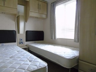 2008 Cosalt Studio Xtra Static Caravan Holiday Home twin bedroom
