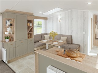 2023 Swift Moselle Lodge Static Caravan Holiday Home dinette