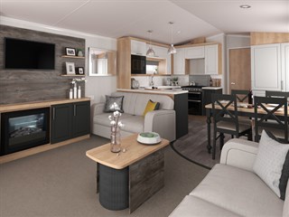 2023 Swift Margaux Static Caravan Holiday Home lounge