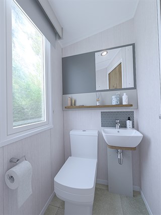 2023 Scandi Swift Ardennes Static Caravan Holiday Home shower room